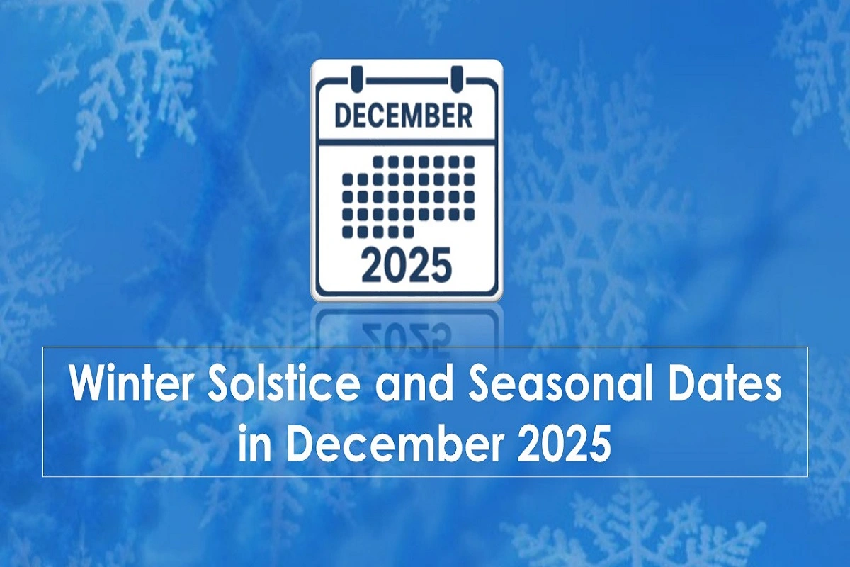 Winter Solstice and Seasonal Dates in December 2025